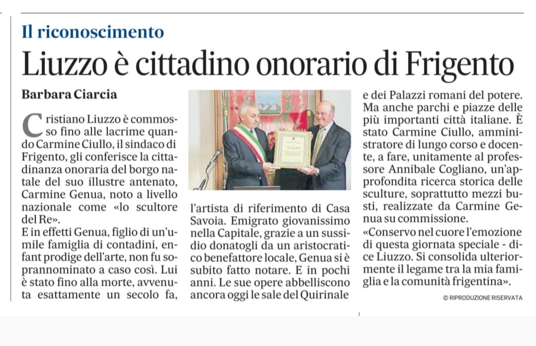 A 100 anni dalla morte, Frigento omaggia Carmine Genua